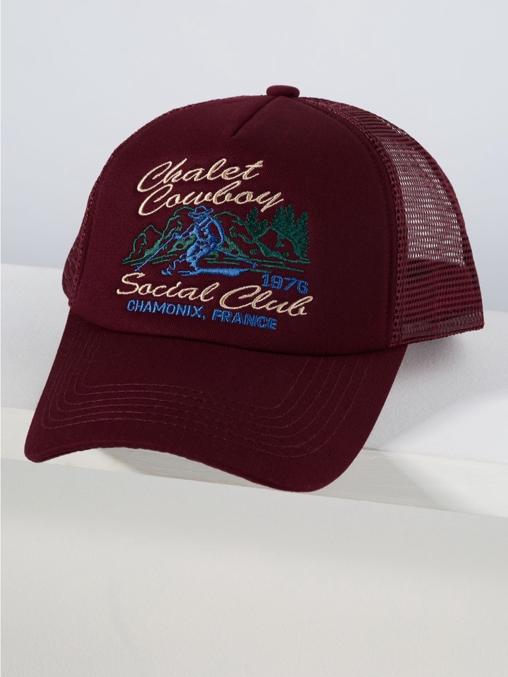 Anthropologie Worn/West Winter Trucker Hat - Picture 1 of 2